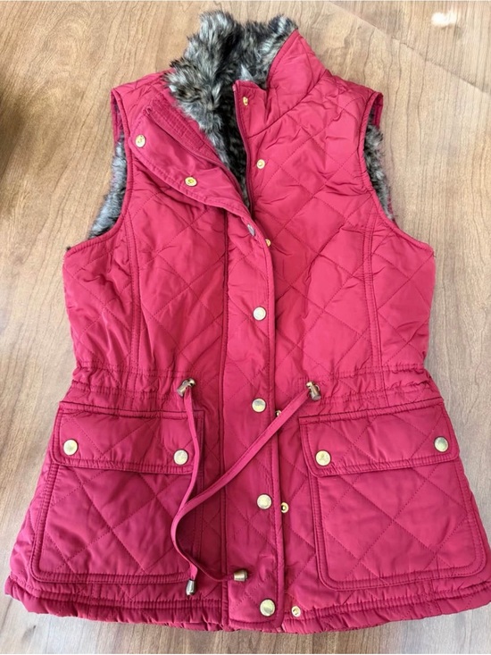 Fenn Wright Manson Jackets & Blazers - Fenn Wright Manson Quilted Faux-Fur Lined Vest - pink